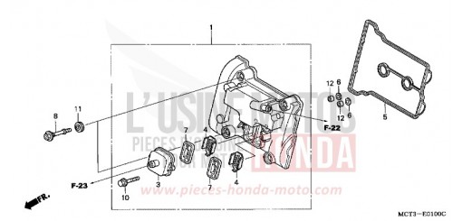 COUVERCLE DE CULASSE FJS6002 de 2002